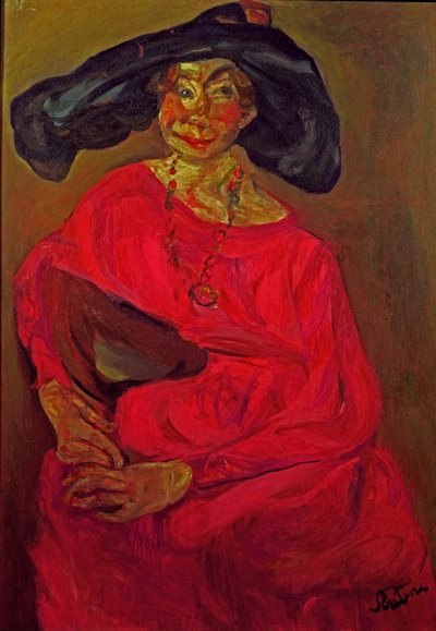 Donna in rosso da Chaim Soutine